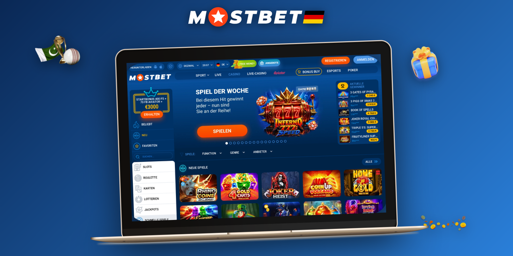 Mostbet Deutschland – App auf dem Smartphone und Browser-Ansicht auf dem Laptop