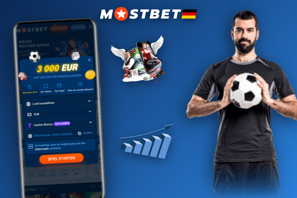 Mostbet Profil einrichten – Währung EUR und Sprache Deutsch auswählen