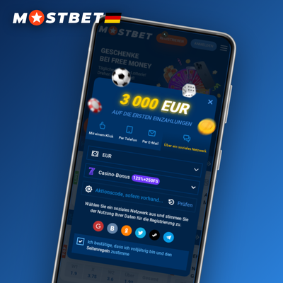 Mostbet DE Registrierung über Social Media – Profildaten einfach übernehmen